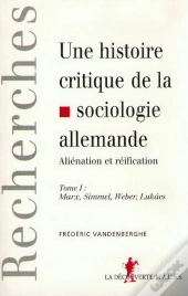 Histoire Critique De La Sociologie Allemande