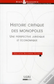Capa do artigo Histoire Critique Des Monopoles