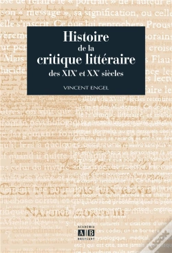 Capa do artigo Histoire De La Critique Litteraire Des Xix Et Xxe Siecles
