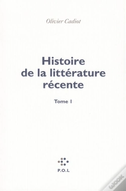 Capa do artigo Histoire De La Littérature Récente Tome 1
