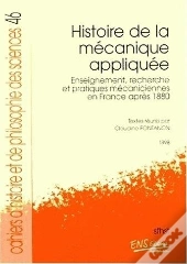 Histoire De La Mecanique Appliquee