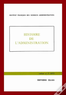 Capa do artigo Histoire De L'Administration