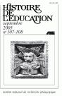 Histoire De L'Education N°107-108 - Preview