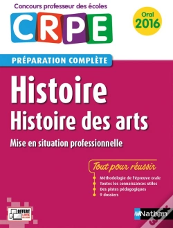 Capa do artigo Histoire Des Arts - Epreuve Orale (Crpe) - 2016