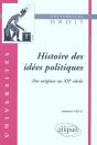 Histoire Des Idées Politiques (Des Origines Au Xxe Siècle) - Preview