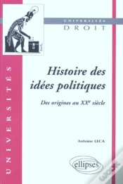 Capa do artigo Histoire Des Idées Politiques (Des Origines Au Xxe Siècle)