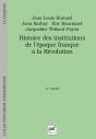Histoire Des Institutions De L'Époque Franque À La Révolution (11e Édition) - Preview