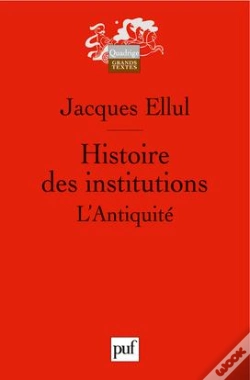 Capa do artigo Histoire Des Institutions. L'Antiquite (2e Edition)