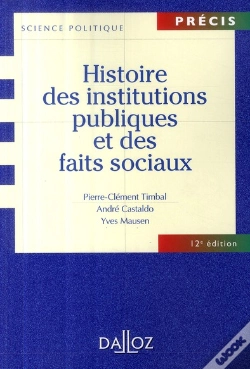 Capa do artigo Histoire Des Institutions Publiques Et Des Faits Sociaux (12e Édition)