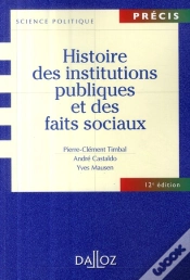 Capa do artigo Histoire Des Institutions Publiques Et Des Faits Sociaux (12e Édition)