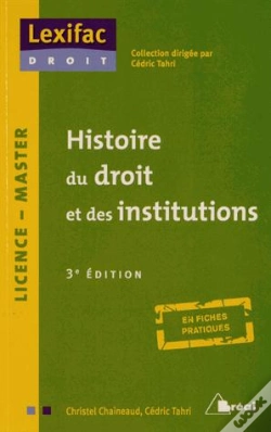 Capa do artigo Histoire Du Droit Et Des Institutions