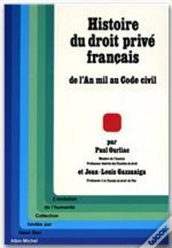 Capa do artigo Histoire Du Droit Privé Français