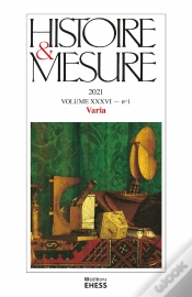 Capa do artigo Histoire & Mesure Tome 36 : Textométrie Et Temporalité