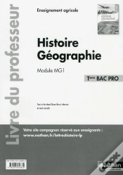 Capa do artigo Histoire Et Géographie - Module Mg 1 - Term Bac Pro Agricole - Professeur 2017