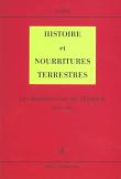 Histoire Et Nourritures Terrestres