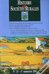 Histoire Et Societes Rurales T.15