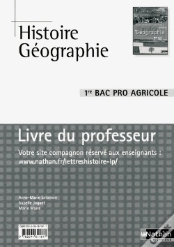 Capa do artigo Histoire Geographie 1ere Bac Pro Agricole - Professeur - 2010
