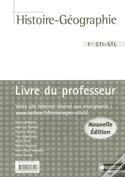 Capa do artigo Histoire-Geographie 1ere Sti/Stl Professeur 2008