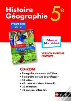 Capa do artigo Histoire-Géographie ; 5ème ; Cd-Rom Du Manuel Numérique Enrichi Premium (Édition2010)
