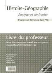 Histoire-Géographie ; Cahier D'Activités ; Bac Pro 1ère Et Terminale ; Livre Du Professeur (Édition 2007)