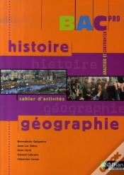 Capa do artigo Histoire Géographie ; Cahier D