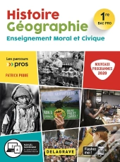 Histoire Géographie Emc ; 1ere Bac Pro ;  Pochette Élève (Édition 2020)