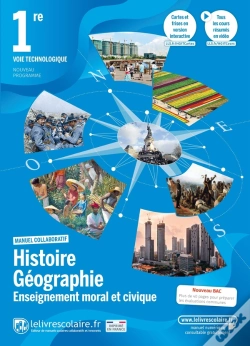 Capa do artigo Histoire Géographie Emc ; 1ère Techno ; Manuel De L'Élève