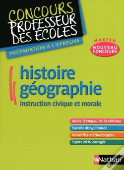 Capa do artigo Histoire Geographie Inst Civile Morale (Crpe) 2011