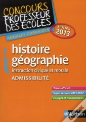 Histoire/Geographie Session 2013 Admissibilite