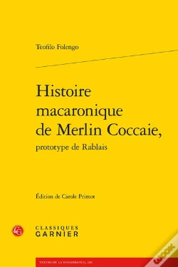 Capa do artigo Histoire Macaronique De Merlin Coccaie,