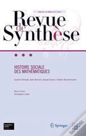 Capa do artigo Histoire Sociale Des Mathematiques