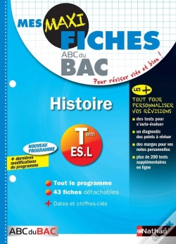 Capa do artigo Histoire ; Terminale Es, L