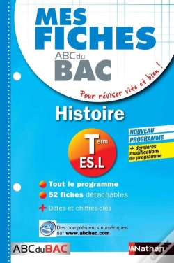 Capa do artigo Histoire ; Terminale Es.L