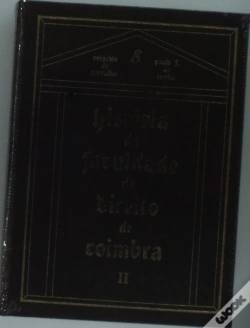 Capa do artigo História da Faculdade de Direito de Coimbra - Vol. II