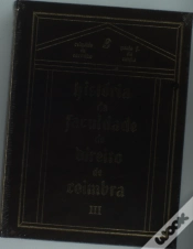 Capa do artigo História da Faculdade de Direito de Coimbra - Vol. III
