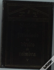 Capa do artigo História da Faculdade de Direito de Coimbra - Vol. V