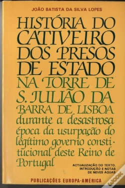 Capa do artigo História do Cativeiro dos Presos de Estado na Torre de S. Julião da Barra
