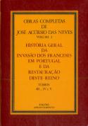 História Geral da Invasão dos Franceses em Portugal, e da Restauração deste Reino