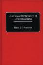 Historical Dictionary Of Reconstruction - Preview
