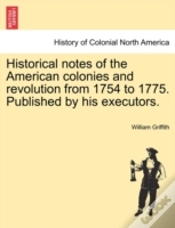 Capa do artigo Historical Notes Of The American Colonie
