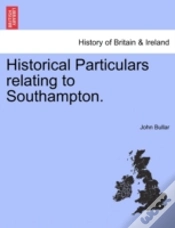 Capa do artigo Historical Particulars Relating To South