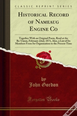 Capa do artigo Historical Record Of Nameaug Engine Co