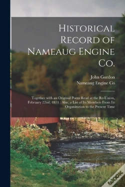 Capa do artigo Historical Record Of Nameaug Engine Co.