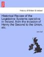 Historical Review Of The Legislative Sys - Preview