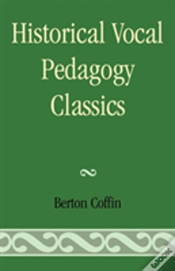 Capa do artigo Historical Vocal Pedagogy Classics