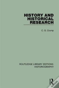 Capa do artigo History And Historical Research