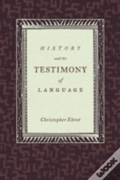 Capa do artigo History And The Testimony Of Language