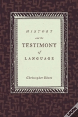 Capa do artigo History And The Testimony Of Language