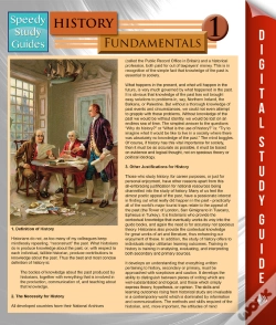 Capa do artigo History Fundamentals 1 (Speedy Study Guides)