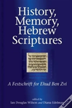 Capa do artigo History, Memory, Hebrew Scriptures